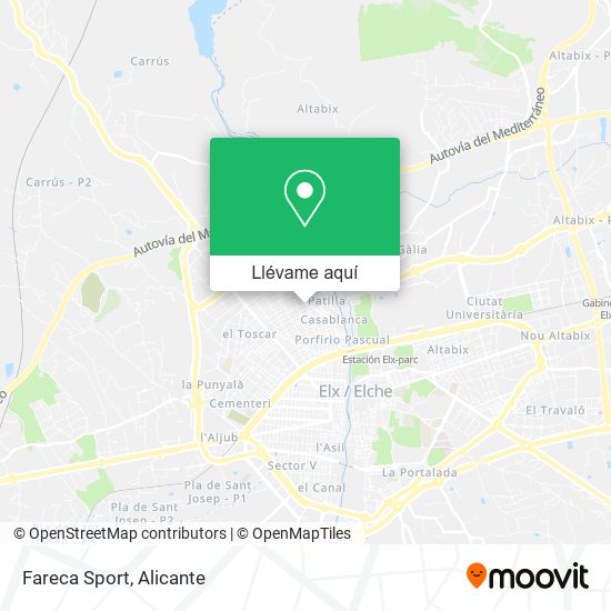 Mapa Fareca Sport