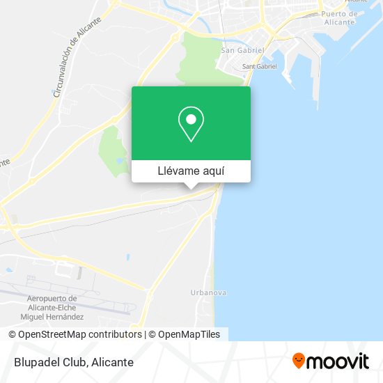 Mapa Blupadel Club