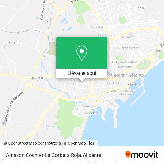 Mapa Amazon Counter-La Corbata Roja