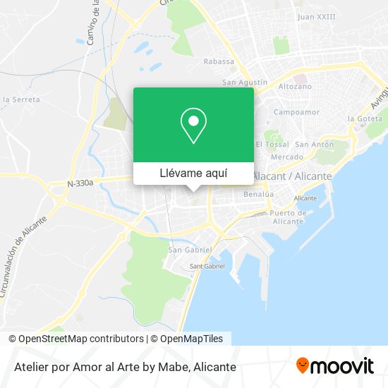 Mapa Atelier por Amor al Arte by Mabe