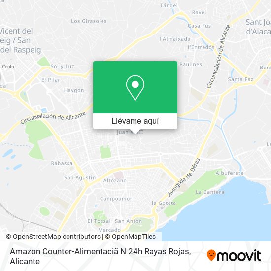 Mapa Amazon Counter-Alimentaciã N 24h Rayas Rojas