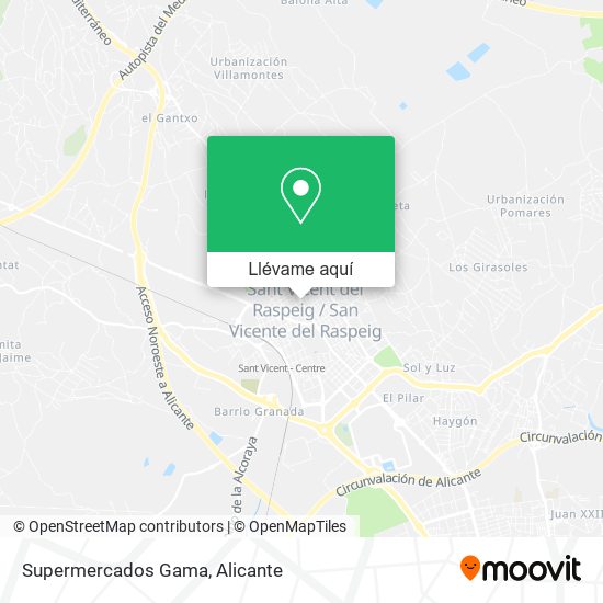 Mapa Supermercados Gama