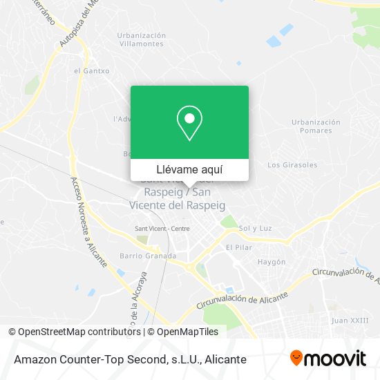 Mapa Amazon Counter-Top Second, s.L.U.