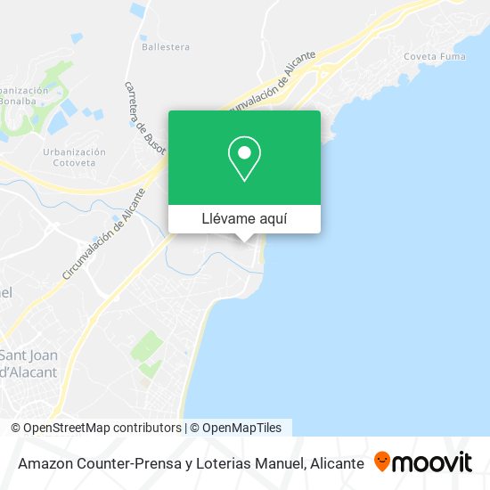 Mapa Amazon Counter-Prensa y Loterias Manuel
