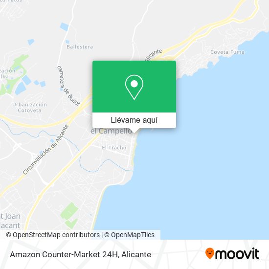 Mapa Amazon Counter-Market 24H