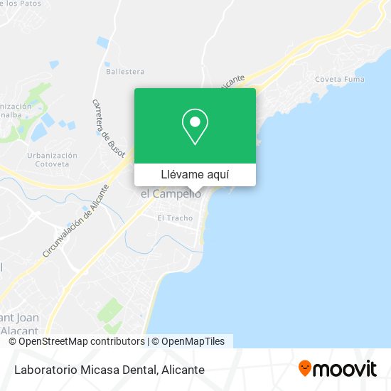 Mapa Laboratorio Micasa Dental
