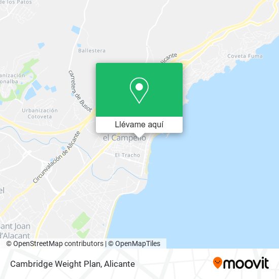 Mapa Cambridge Weight Plan