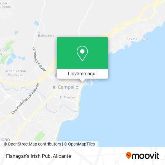 Mapa Flanagan's Irish Pub