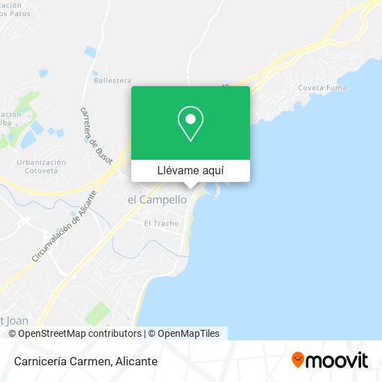 Mapa Carnicería Carmen