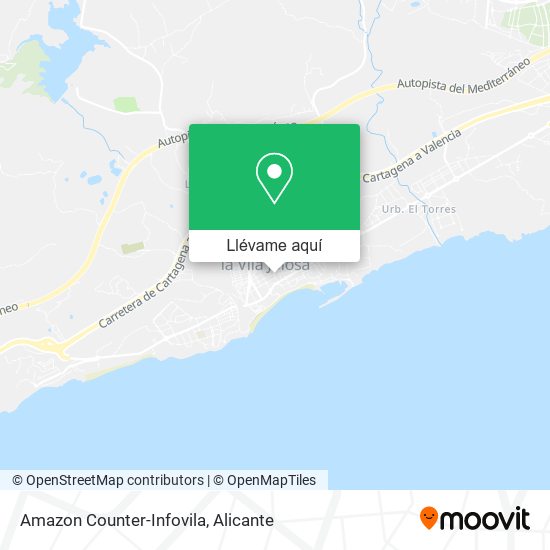 Mapa Amazon Counter-Infovila