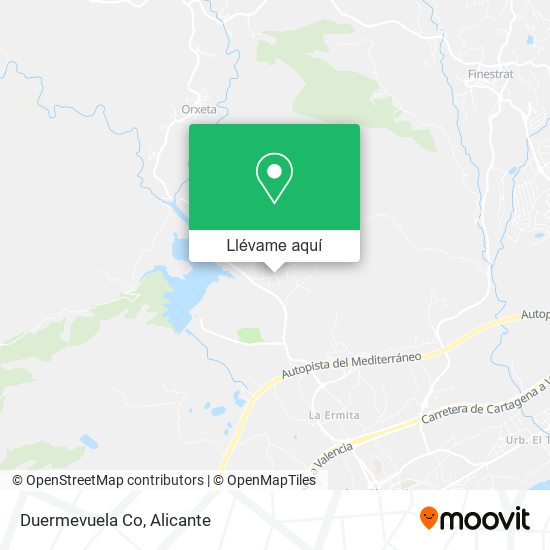 Mapa Duermevuela Co