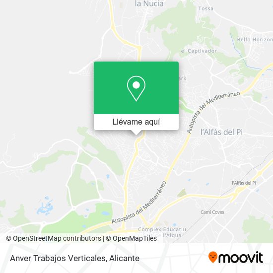 Mapa Anver Trabajos Verticales