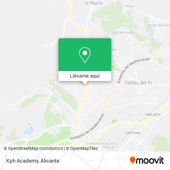 Mapa Kph Academy