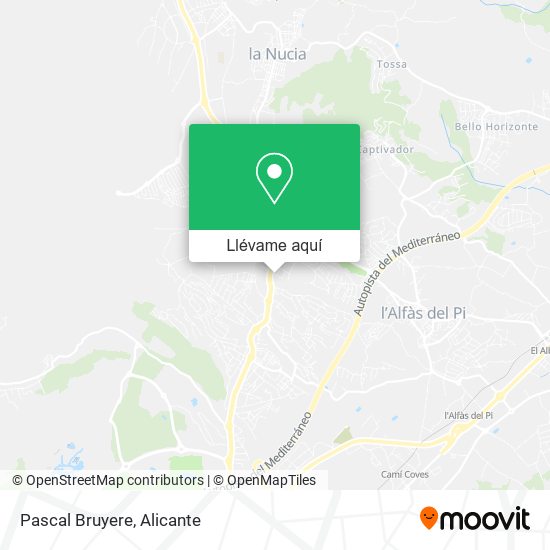 Mapa Pascal Bruyere