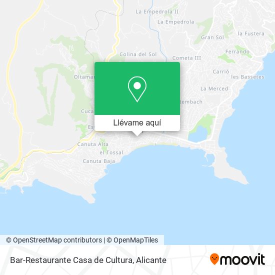 Mapa Bar-Restaurante Casa de Cultura