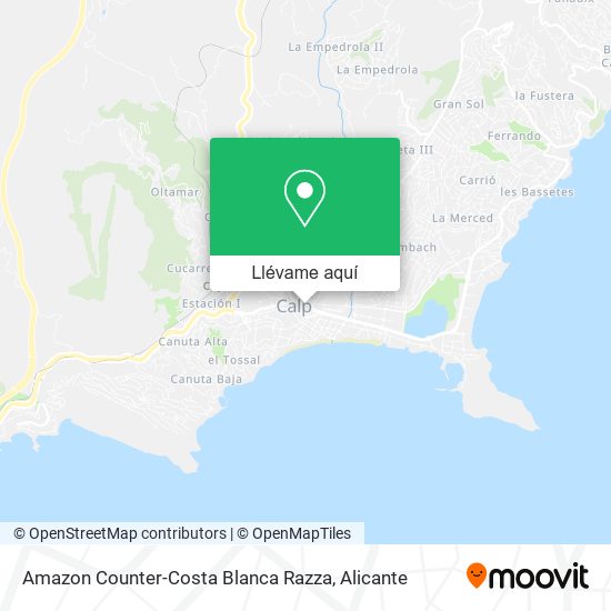 Mapa Amazon Counter-Costa Blanca Razza
