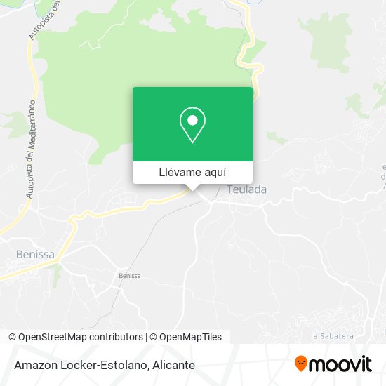 Mapa Amazon Locker-Estolano