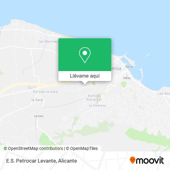 Mapa E.S. Petrocar Levante
