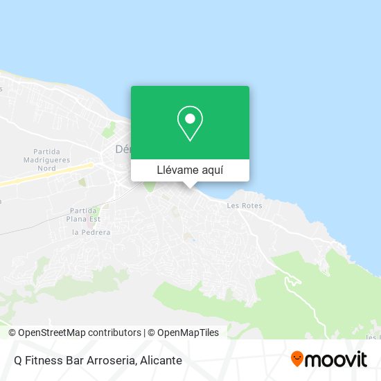 Mapa Q Fitness Bar Arroseria