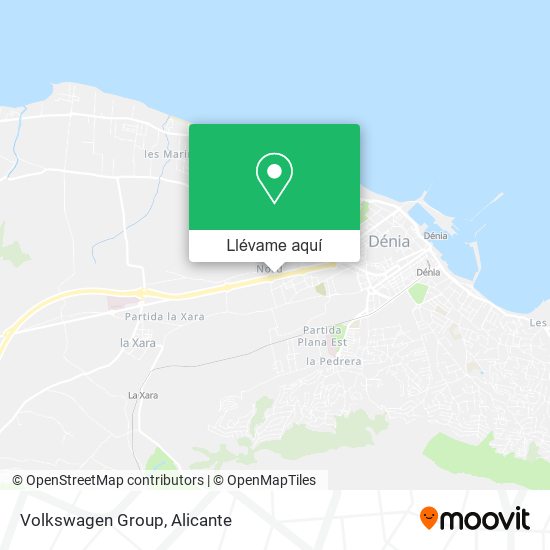 Mapa Volkswagen Group