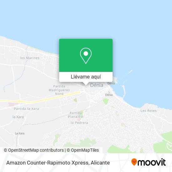 Mapa Amazon Counter-Rapimoto Xpress