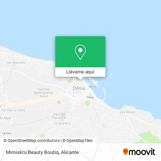 Mapa Mimiskru Beauty Boutiq