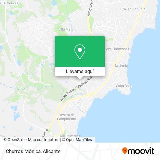 Mapa Churros Mónica