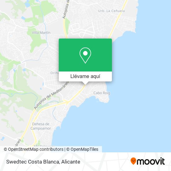 Mapa Swedtec Costa Blanca