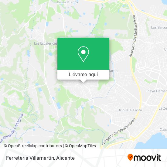 Mapa Ferreteria Villamartín