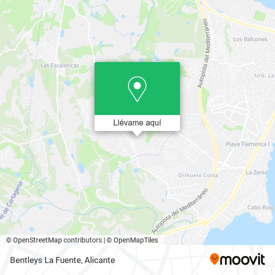 Mapa Bentleys La Fuente
