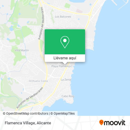 Mapa Flamenca Village