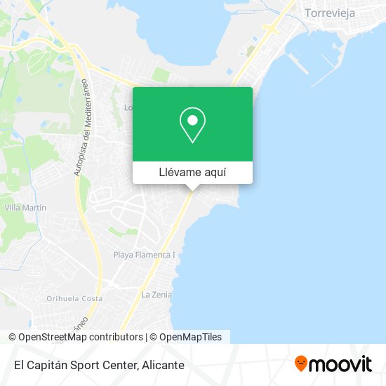 Mapa El Capitán Sport Center