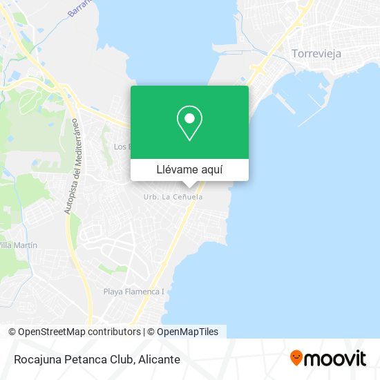 Mapa Rocajuna Petanca Club