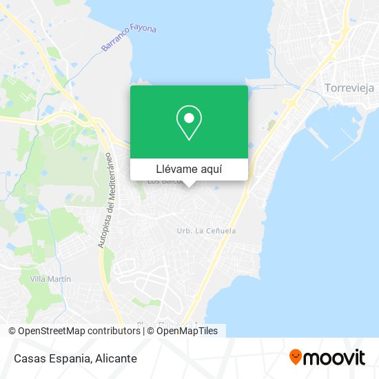 Mapa Casas Espania