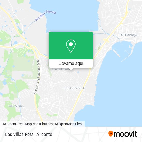 Mapa Las Villas Rest.