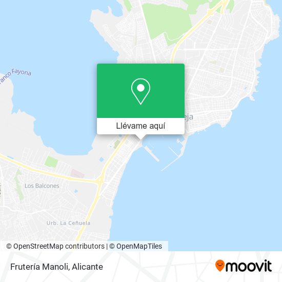 Mapa Frutería Manoli
