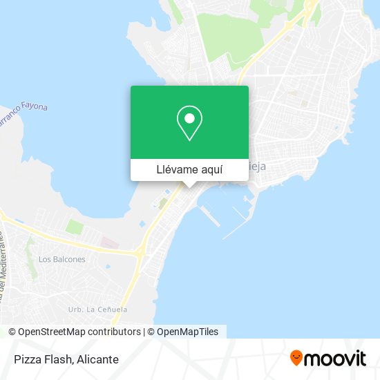 Mapa Pizza Flash