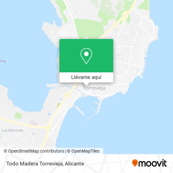 Mapa Todo Madera Torrevieja