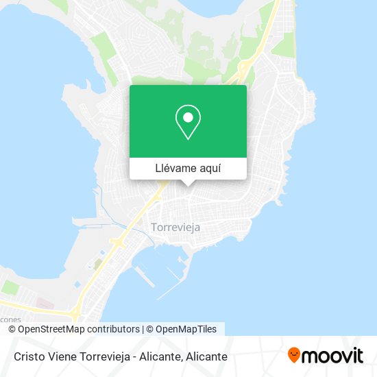 Mapa Cristo Viene Torrevieja - Alicante