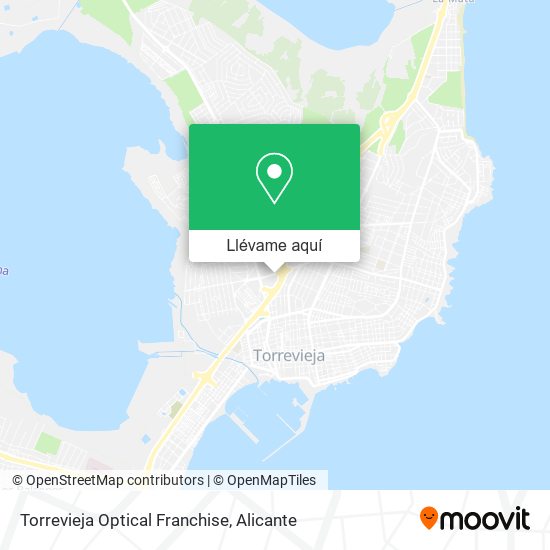 Mapa Torrevieja Optical Franchise