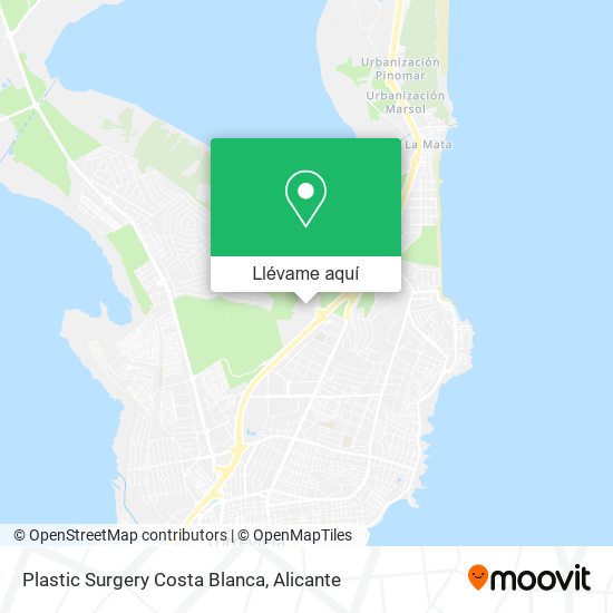 Mapa Plastic Surgery Costa Blanca