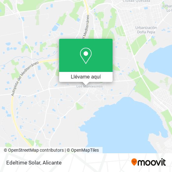 Mapa Edeltime Solar