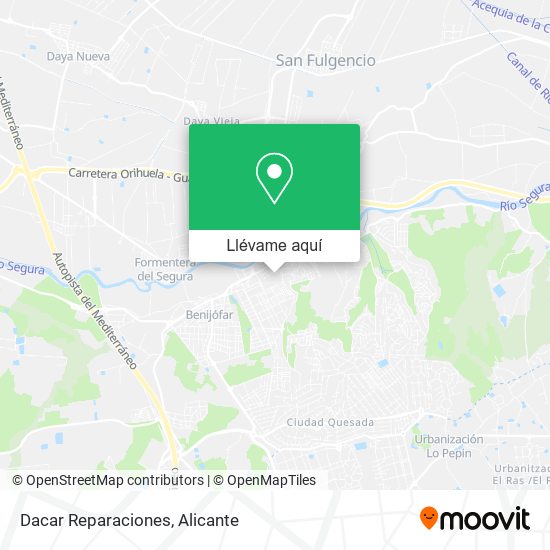 Mapa Dacar Reparaciones