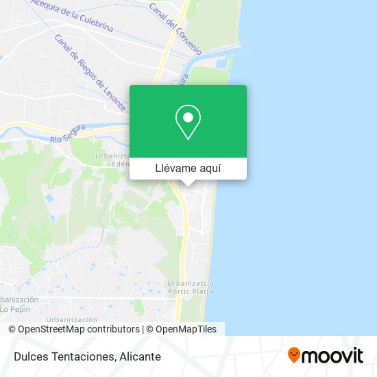 Mapa Dulces Tentaciones