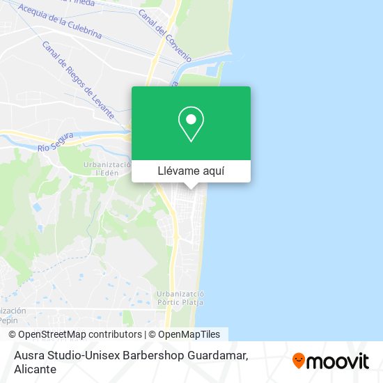 Mapa Ausra Studio-Unisex Barbershop Guardamar