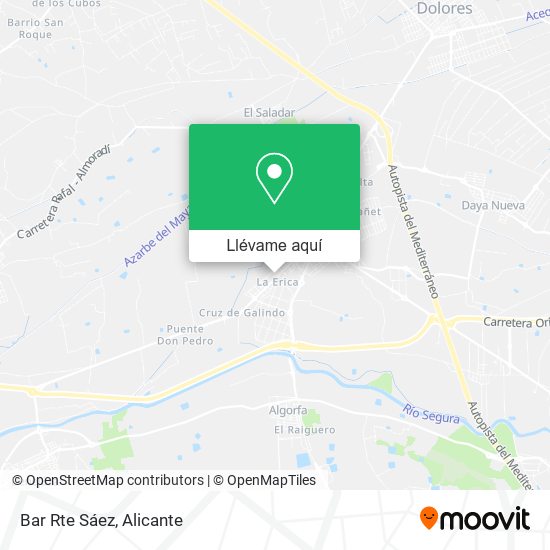 Mapa Bar Rte Sáez