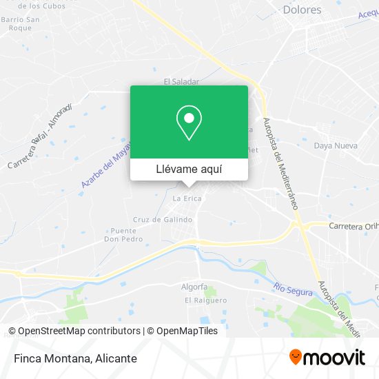 Mapa Finca Montana