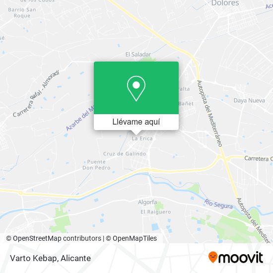 Mapa Varto Kebap