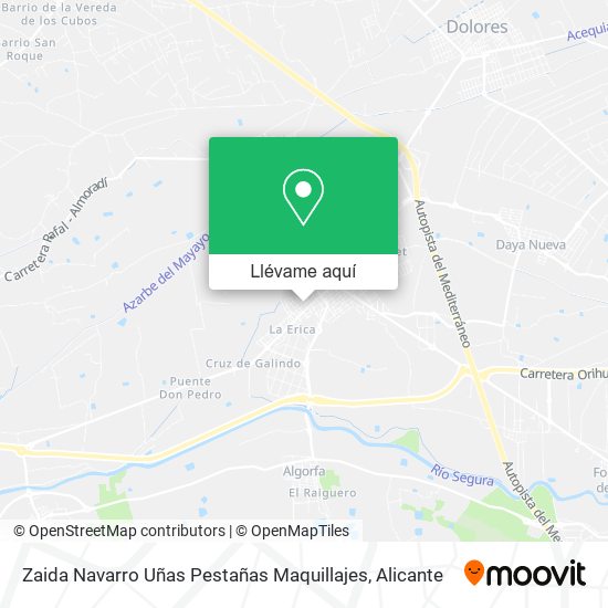 Mapa Zaida Navarro Uñas Pestañas Maquillajes