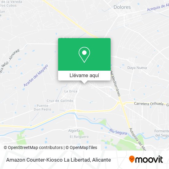 Mapa Amazon Counter-Kiosco La Libertad
